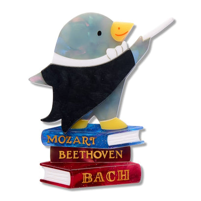Maestro Pebbles Brooch  -  Erstwilder  -  Quirky Resin and Enamel Accessories