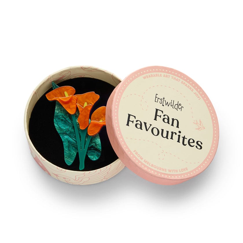 Beauty Blooms Brooch  -  Erstwilder  -  Quirky Resin and Enamel Accessories