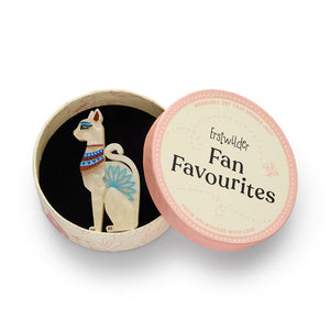 Bastet the Protector Brooch  -  Erstwilder  -  Quirky Resin and Enamel Accessories