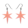 North Star Drop Earrings - Pink