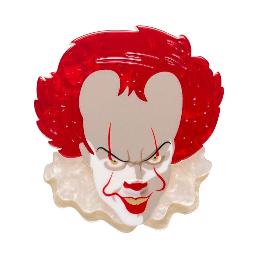 Pennywise Brooch (IMPERFECT)  -  Erstwilder  -  Quirky Resin and Enamel Accessories