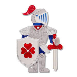 Plot Armour Brooch  -  Erstwilder  -  Quirky Resin and Enamel Accessories