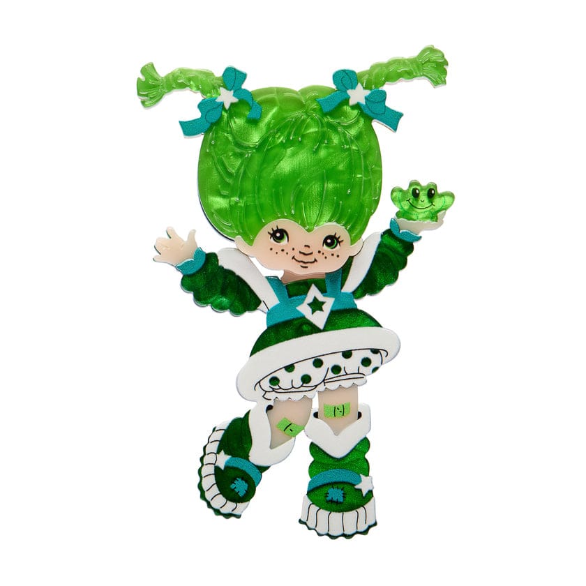 Patty O’Green Brooch  -  Erstwilder  -  Quirky Resin and Enamel Accessories