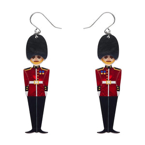 Changing of the Guard Drop Earrings (IMPERFECT)  -  Erstwilder  -  Quirky Resin and Enamel Accessories