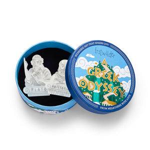 The OG Philosophers Brooch  -  Erstwilder  -  Quirky Resin and Enamel Accessories