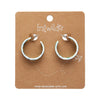 Green Gum Hoop Stud Earrings - Green  -  Erstwilder Essentials  -  Quirky Resin and Enamel Accessories