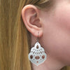 Boho Chandelier Essential Drop Earrings - Silver