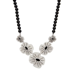 Remembrance Poppy Necklace (IMPERFECT)  -  Erstwilder  -  Quirky Resin and Enamel Accessories