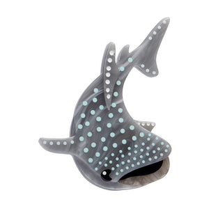 Whale Shark Brooch  -  Erstwilder  -  Quirky Resin and Enamel Accessories