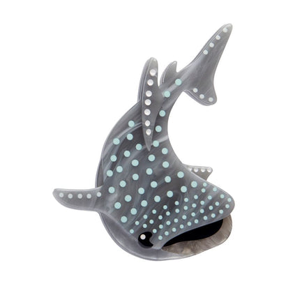 Whale Shark Brooch  -  Erstwilder  -  Quirky Resin and Enamel Accessories