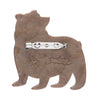 The Brawny Brown Bear Brooch  -  Erstwilder  -  Quirky Resin and Enamel Accessories