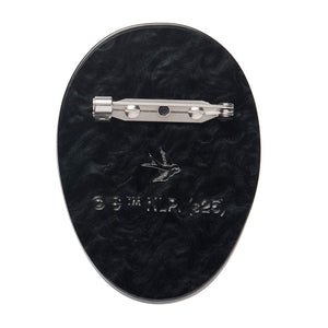 Jason Voorhees Mask Brooch  -  Erstwilder  -  Quirky Resin and Enamel Accessories