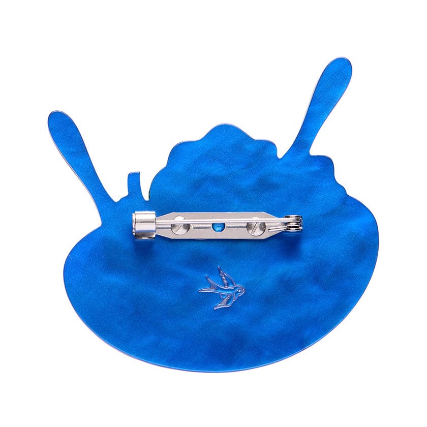 Greek Salad Brooch  -  Erstwilder  -  Quirky Resin and Enamel Accessories