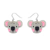 Keith The Koala Drop Earrings  -  Erstwilder  -  Quirky Resin and Enamel Accessories