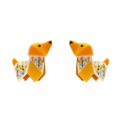 New Tricks Stud Earrings  -  Erstwilder  -  Quirky Resin and Enamel Accessories