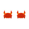 The Good Crab Stud Earrings  -  Erstwilder  -  Quirky Resin and Enamel Accessories