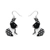 Cuddle Bunny Drop Earrings  -  Erstwilder  -  Quirky Resin and Enamel Accessories