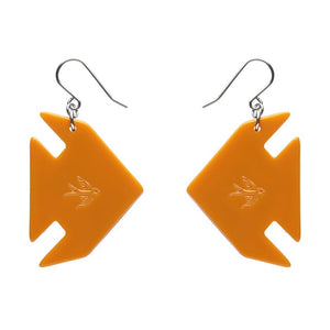 The Memorable Goldfish Drop Earrings  -  Erstwilder  -  Quirky Resin and Enamel Accessories
