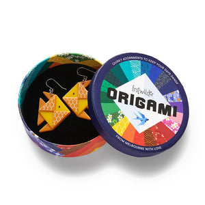 The Memorable Goldfish Drop Earrings  -  Erstwilder  -  Quirky Resin and Enamel Accessories