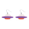 Beam Me Up Drop Earrings  -  Erstwilder  -  Quirky Resin and Enamel Accessories