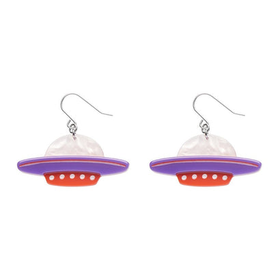 Beam Me Up Drop Earrings  -  Erstwilder  -  Quirky Resin and Enamel Accessories