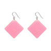 Cosy Comfort Earrings - Pink  -  Erstwilder  -  Quirky Resin and Enamel Accessories