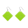 Cosy Comfort Earrings - Green  -  Erstwilder  -  Quirky Resin and Enamel Accessories