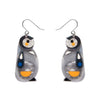 The Promising Penguin Drop Earrings  -  Erstwilder  -  Quirky Resin and Enamel Accessories