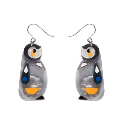 The Promising Penguin Drop Earrings  -  Erstwilder  -  Quirky Resin and Enamel Accessories