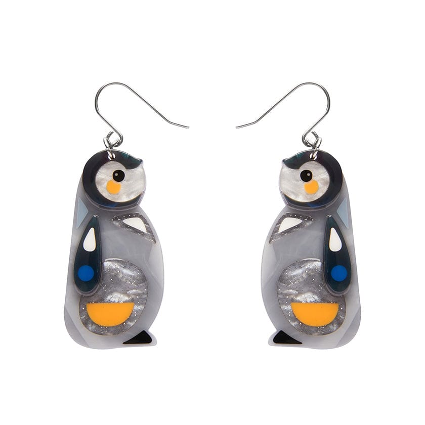 Penguin clip on earrings 2025