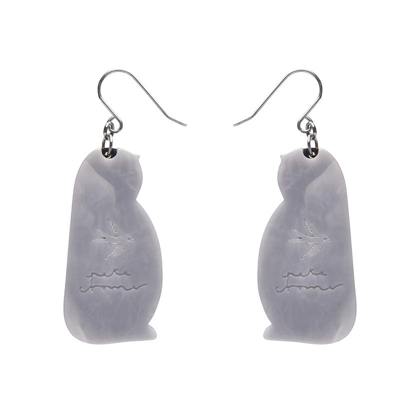 The Promising Penguin Drop Earrings  -  Erstwilder  -  Quirky Resin and Enamel Accessories