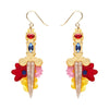 Double-Edged Delight Drop Earrings