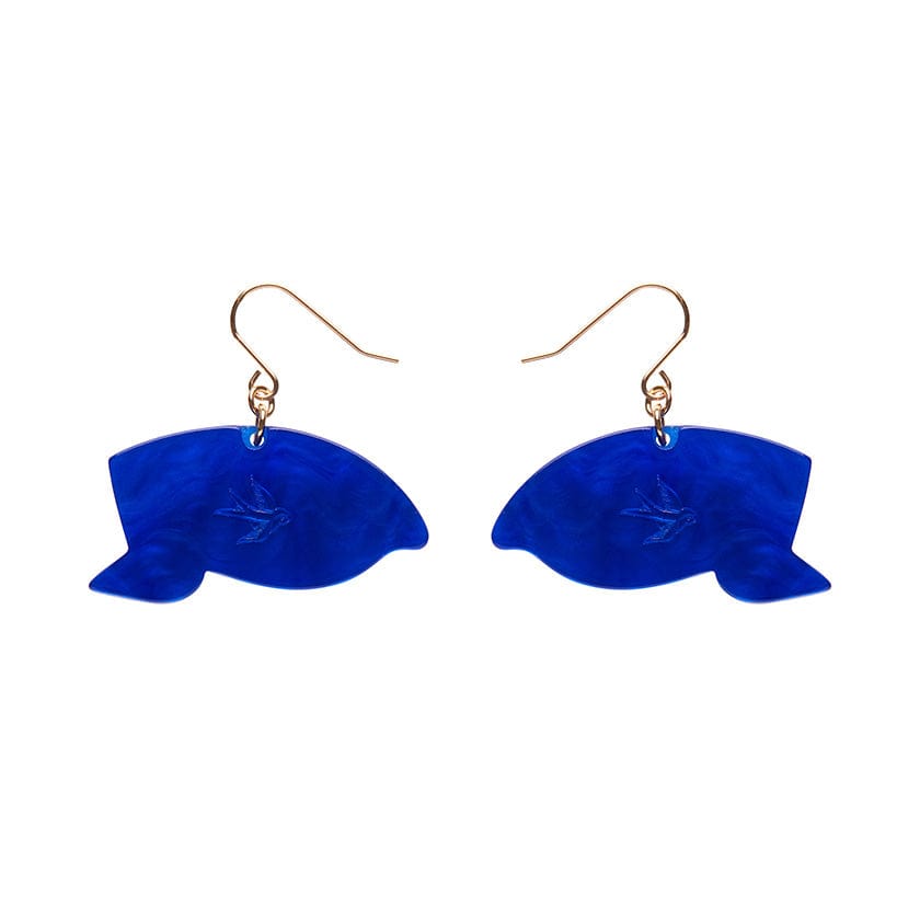 Hypnotic Gaze Drop Earrings  -  Erstwilder  -  Quirky Resin and Enamel Accessories