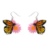 A Butterfly Named Flutter Drop Earrings  -  Erstwilder  -  Quirky Resin and Enamel Accessories