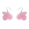 A Butterfly Named Flutter Drop Earrings  -  Erstwilder  -  Quirky Resin and Enamel Accessories