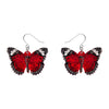 Wings Laced in Red Earrings  -  Erstwilder  -  Quirky Resin and Enamel Accessories