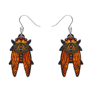 Cicadian Rhythms Earrings  -  Erstwilder  -  Quirky Resin and Enamel Accessories