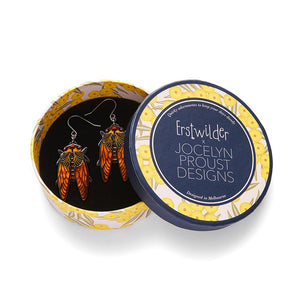 Cicadian Rhythms Earrings  -  Erstwilder  -  Quirky Resin and Enamel Accessories