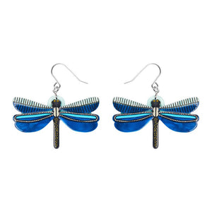 Sapphire Sky Dancer Earrings  -  Erstwilder  -  Quirky Resin and Enamel Accessories