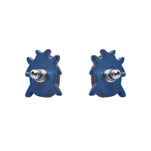 Luck of the Beetle Earrings  -  Erstwilder  -  Quirky Resin and Enamel Accessories