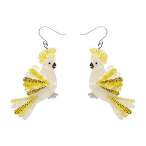 Sunny of the Sulphur Crest Earrings  -  Erstwilder  -  Quirky Resin and Enamel Accessories