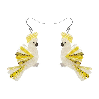 Sunny of the Sulphur Crest Earrings  -  Erstwilder  -  Quirky Resin and Enamel Accessories