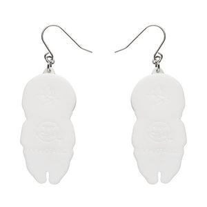 Gumnut Babies Drop Earrings  -  Erstwilder  -  Quirky Resin and Enamel Accessories