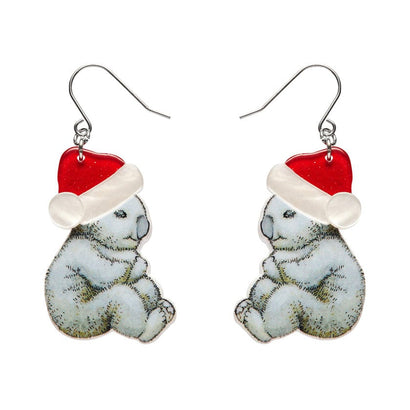 Mr. & Mrs. Bear Drop Earrings  -  Erstwilder  -  Quirky Resin and Enamel Accessories