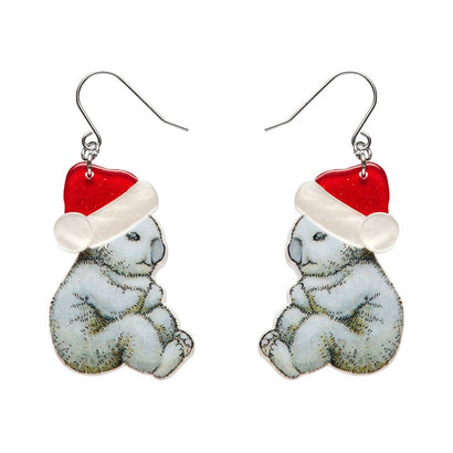 Mr. & Mrs. Bear Drop Earrings  -  Erstwilder  -  Quirky Resin and Enamel Accessories