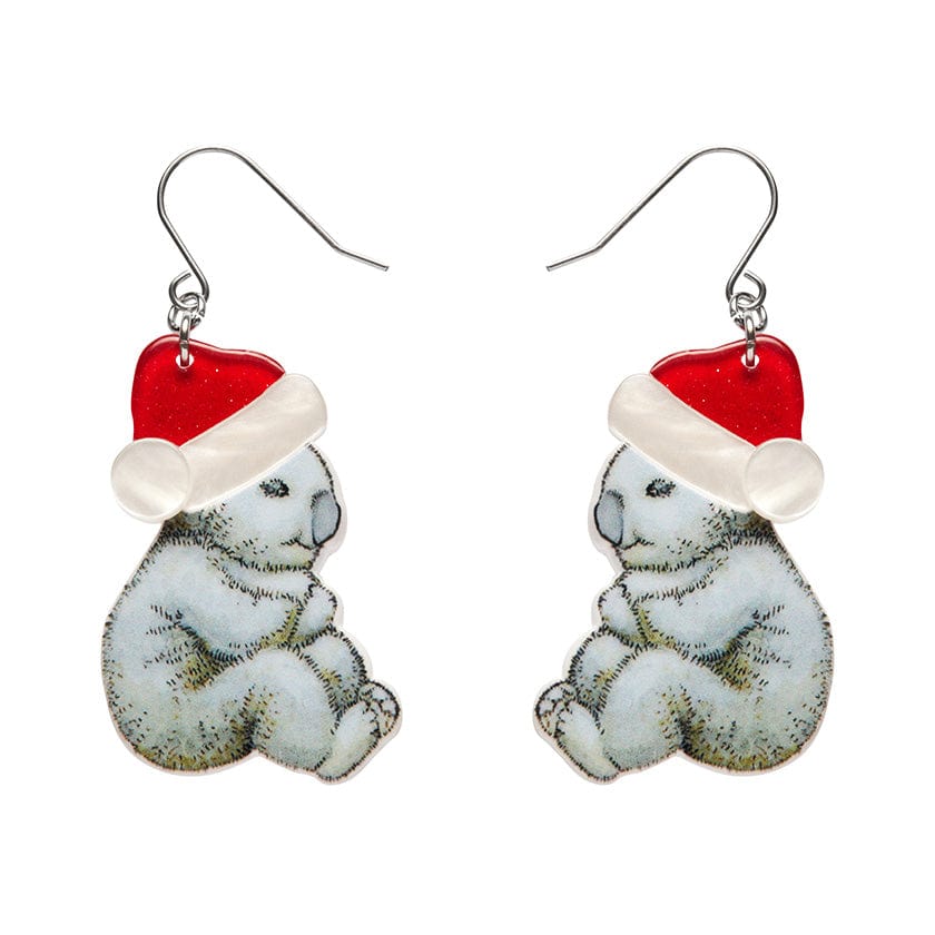 Mr. & Mrs. Bear Drop Earrings  -  Erstwilder  -  Quirky Resin and Enamel Accessories
