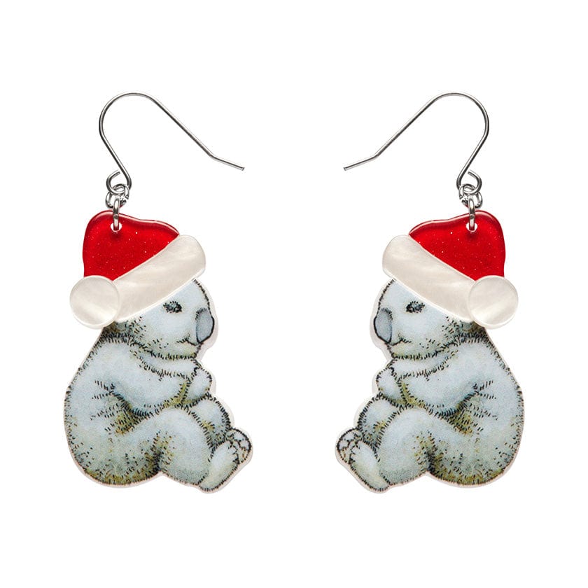 Mr. & Mrs. Bear Drop Earrings  -  Erstwilder  -  Quirky Resin and Enamel Accessories