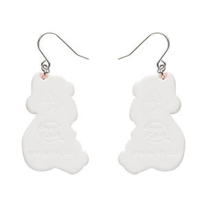 Mr. & Mrs. Bear Drop Earrings  -  Erstwilder  -  Quirky Resin and Enamel Accessories