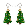 Topped With Tinsel Drop Earrings  -  Erstwilder  -  Quirky Resin and Enamel Accessories