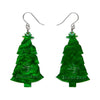 Topped With Tinsel Drop Earrings  -  Erstwilder  -  Quirky Resin and Enamel Accessories